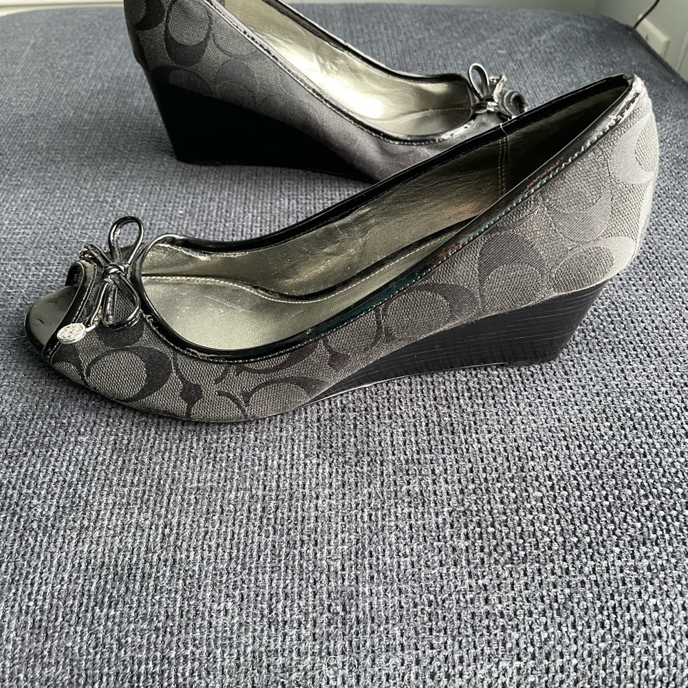 Women’s Coach Wedge Shoes Size 9